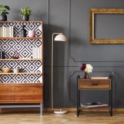 2 X Nachttisch In Holzoptik/Schwarz - (B)43 X (H)50 X (T)37 Cm -Relaxdays relaxdays 2 x nachttisch in holzoptik schwarz b 43 x h 50 x t 37 cm 4