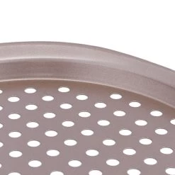 2 X Pizzablech In Braun - ∅ 29,5 Cm -Relaxdays relaxdays 2 x pizzablech in braun 29 5 cm 5