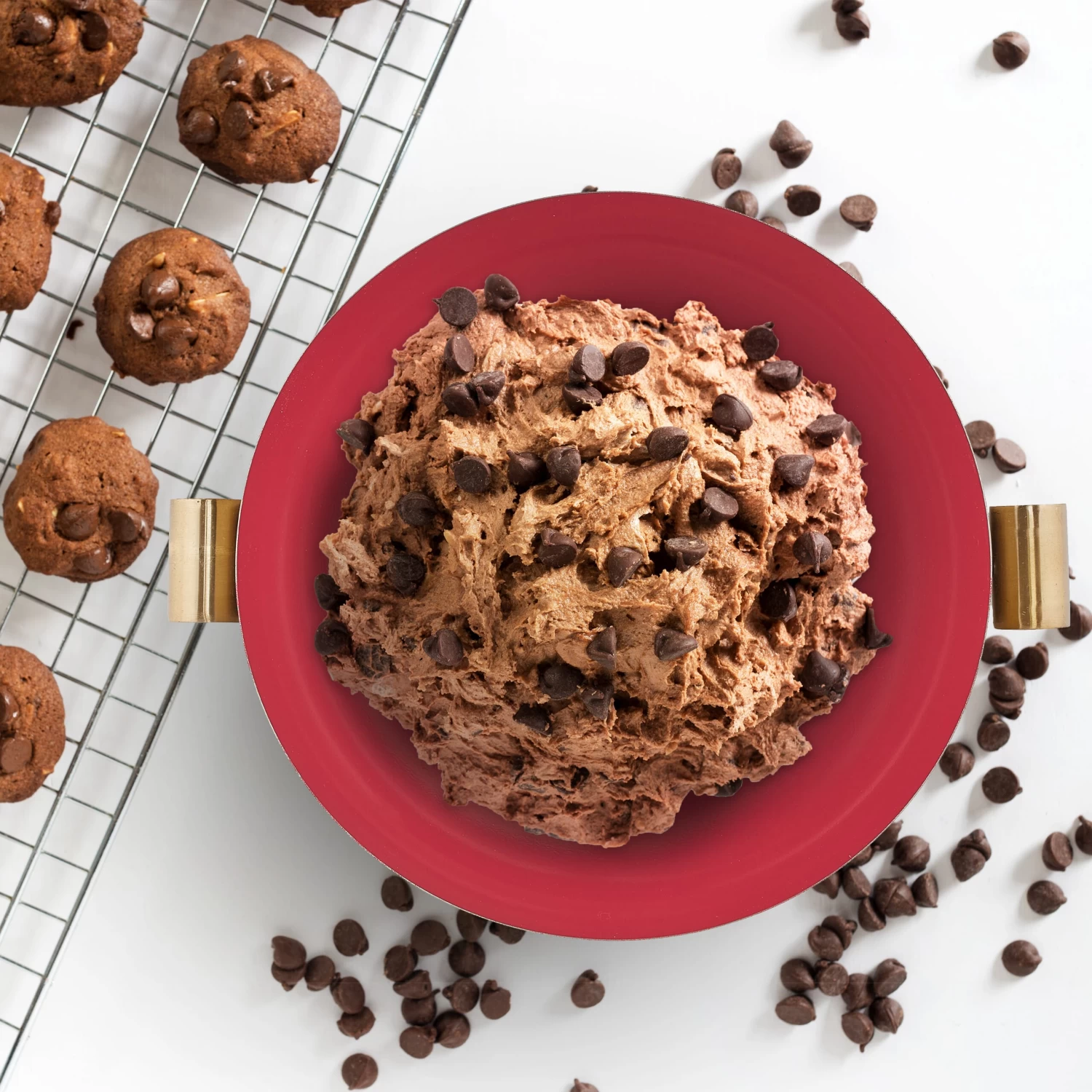 2 X Servierschüssel In Gold/ Rot 5 2 X Servierschüssel In Gold/ Rot – Bild 5