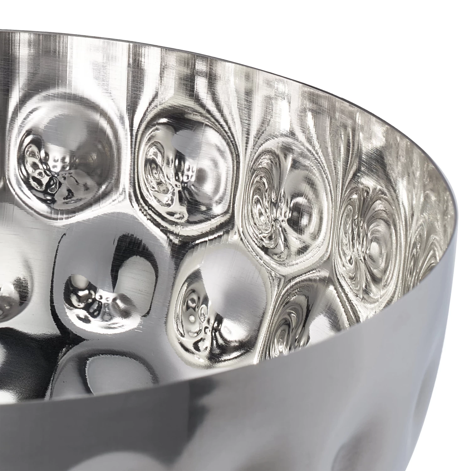 2 X Servierschüssel In Silber - (H)10,5 X Ø 20 Cm 6 2 X Servierschüssel In Silber - (H)10,5 X Ø 20 Cm – Bild 6