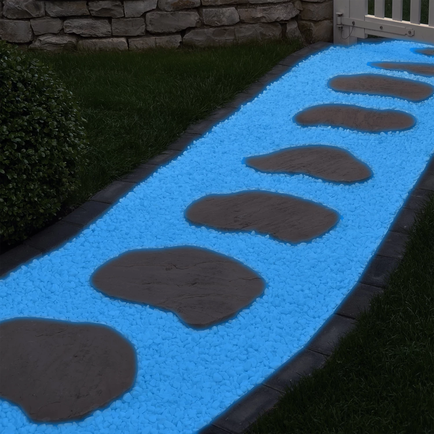 200er-Set: Leuchtsteine In Blau 3 200er-Set: Leuchtsteine In Blau – Bild 3