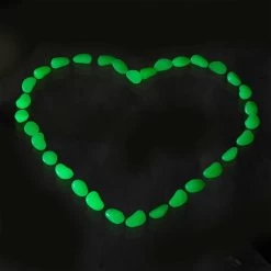 200x Leuchtsteine In Grün -Relaxdays relaxdays 200x leuchtsteine in grun 6