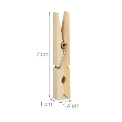 200x Wäscheklammern In Natur 10 200x Wäscheklammern In Natur -Relaxdays relaxdays 200x wascheklammern in natur 3