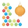 20x LED-Lampions In Mehrfarbig - Ø 20 Cm