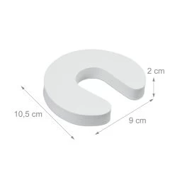 20x Tür-Klemmschutz In Weiß 10 20x Tür-Klemmschutz In Weiß -Relaxdays relaxdays 20x tur klemmschutz in weiss 3