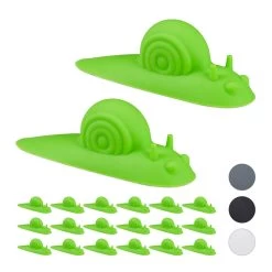 20x Türstopper "Schnecke" In Grün