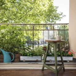 2er-Set: Blumenkasten Dachrinne In Weiß -Relaxdays relaxdays 2er set blumenkasten dachrinne in weiss 2