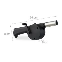 2er-Set: Grillgebläse In Schwarz -Relaxdays relaxdays 2er set grillgeblase in schwarz 3