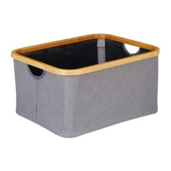 2x Aufbewahrungsbox In Grau - (B)45,5 X (H)22,5 X (T)35,5 Cm