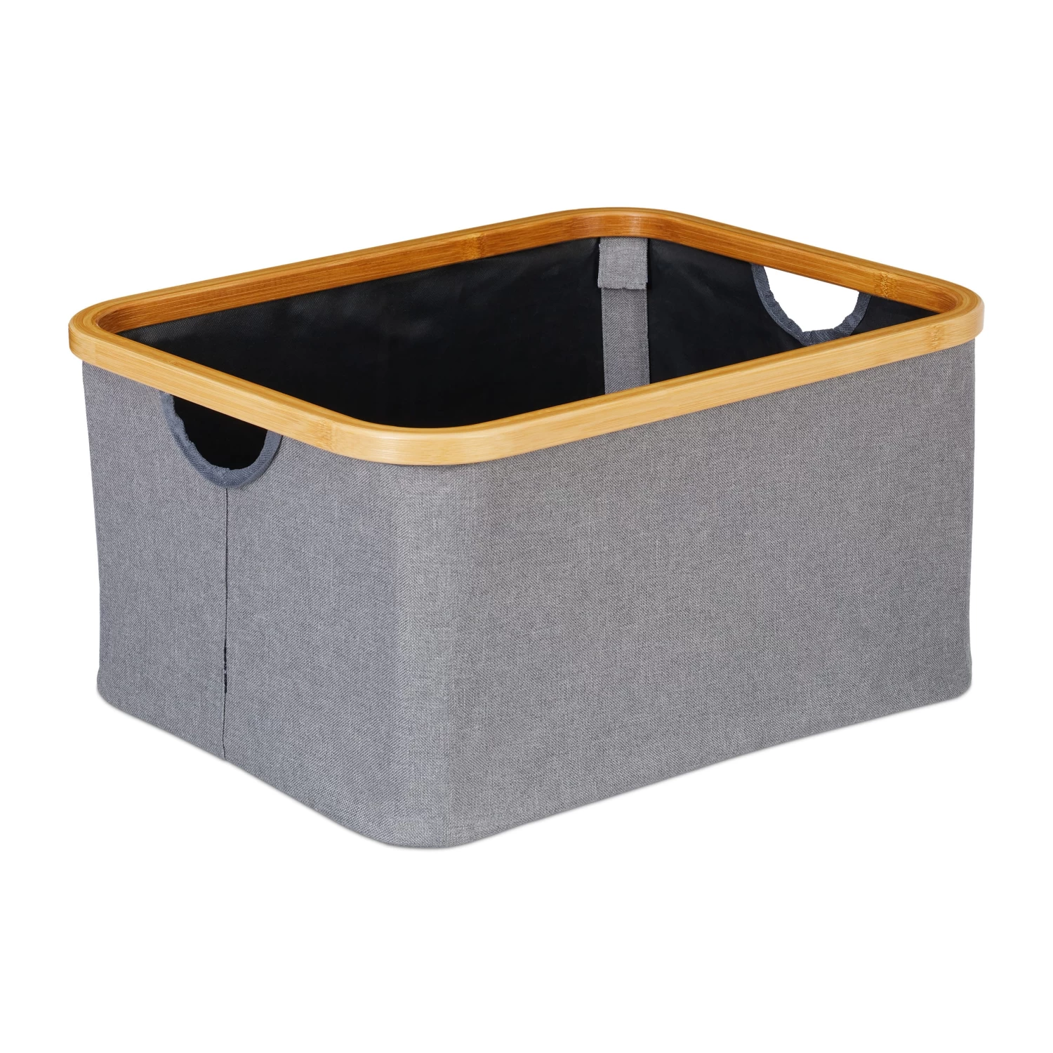 2x Aufbewahrungsbox In Grau - (B)45,5 X (H)22,5 X (T)35,5 Cm 1 2x Aufbewahrungsbox In Grau - (B)45,5 X (H)22,5 X (T)35,5 Cm