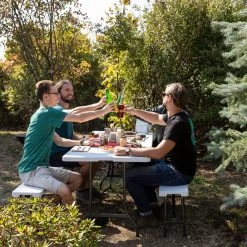 2x Bierbank In Weiß - (B)180 X (H)42 X (T)25 Cm -Relaxdays relaxdays 2x bierbank in weiss b 180 x h 42 x t 25 cm 4