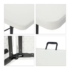 2x Bierbank In Weiß - (B)180 X (H)42 X (T)25 Cm -Relaxdays relaxdays 2x bierbank in weiss b 180 x h 42 x t 25 cm 5