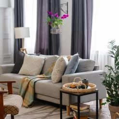 2x Blumenampel Halterung In Schwarz -Relaxdays relaxdays 2x blumenampel halterung in schwarz 4