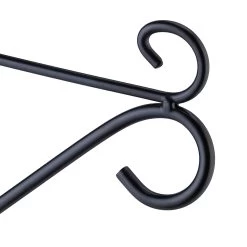 2x Blumenampel Halterung In Schwarz -Relaxdays relaxdays 2x blumenampel halterung in schwarz 6