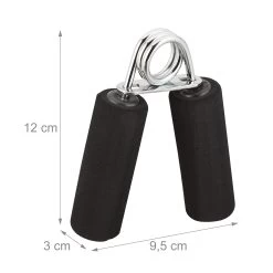 2x Fingertrainer In Schwarz -Relaxdays relaxdays 2x fingertrainer in schwarz 3