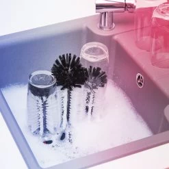 2x Gläserspülbürste In Weiß/Schwarz - (B)18,5 X (H)22 X (T)9,5 Cm 11 2x Gläserspülbürste In Weiß/Schwarz - (B)18,5 X (H)22 X (T)9,5 Cm -Relaxdays relaxdays 2x glaserspulburste in weiss schwarz b 18 5 x h 22 x t 9 5 cm 4