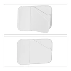 2x Kosmetikspiegel In Weiß -Relaxdays relaxdays 2x kosmetikspiegel in weiss 5