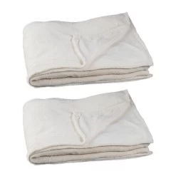 2x Kuscheldecke In Champagner - (B)200 X (T)220 Cm