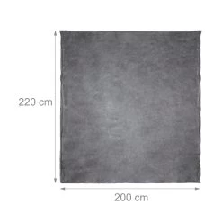 2x Kuscheldecke In Grau - (B)200 X (T)220 Cm -Relaxdays relaxdays 2x kuscheldecke in grau b 200 x t 220 cm 2