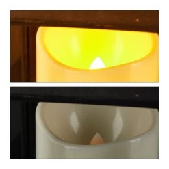 2x Laterne Mit LED-Kerze In Schwarz -Relaxdays relaxdays 2x laterne mit led kerze in schwarz 5