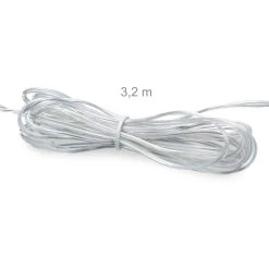 2x LED-Dekokugel In Silber -Relaxdays relaxdays 2x led dekokugel in silber 4