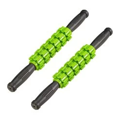 2x Massageroller In Schwarz-Grün
