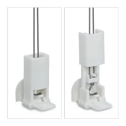 2x Plissee In Grau - (B)90 X (H)210 Cm -Relaxdays relaxdays 2x plissee in grau b 90 x h 210 cm 3