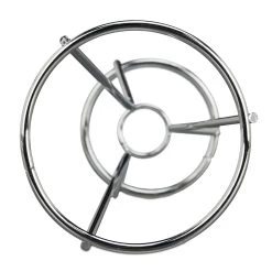 2x Pommeshalter In Silber -Relaxdays relaxdays 2x pommeshalter in silber 6