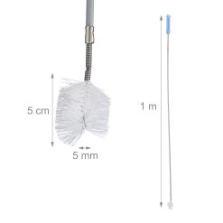 2x Rohrreinigungsbürste In Grau -Relaxdays relaxdays 2x rohrreinigungsburste in grau 3