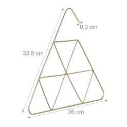 2x Schalbügel In Gold -Relaxdays relaxdays 2x schalbugel in gold 3