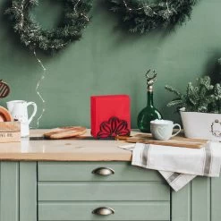 2x Serviettenhalter In Braun - 33x33 Cm 9 2x Serviettenhalter In Braun - 33x33 Cm -Relaxdays relaxdays 2x serviettenhalter in braun 33x33 cm 1