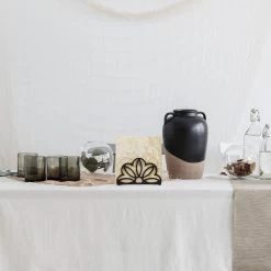 2x Serviettenhalter In Braun - 33x33 Cm 12 2x Serviettenhalter In Braun - 33x33 Cm -Relaxdays relaxdays 2x serviettenhalter in braun 33x33 cm 4