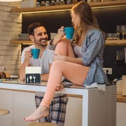 2x Serviettenhalter In Grau - 33x33 Cm -Relaxdays relaxdays 2x serviettenhalter in grau 33x33 cm 4