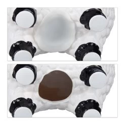 2x Spardose "Lama" In Weiß -Relaxdays relaxdays 2x spardose lama in weiss 6