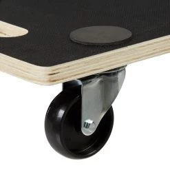 2x Transportroller In Schwarz -Relaxdays relaxdays 2x transportroller in schwarz 2