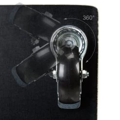 2x Transportroller In Schwarz -Relaxdays relaxdays 2x transportroller in schwarz 4