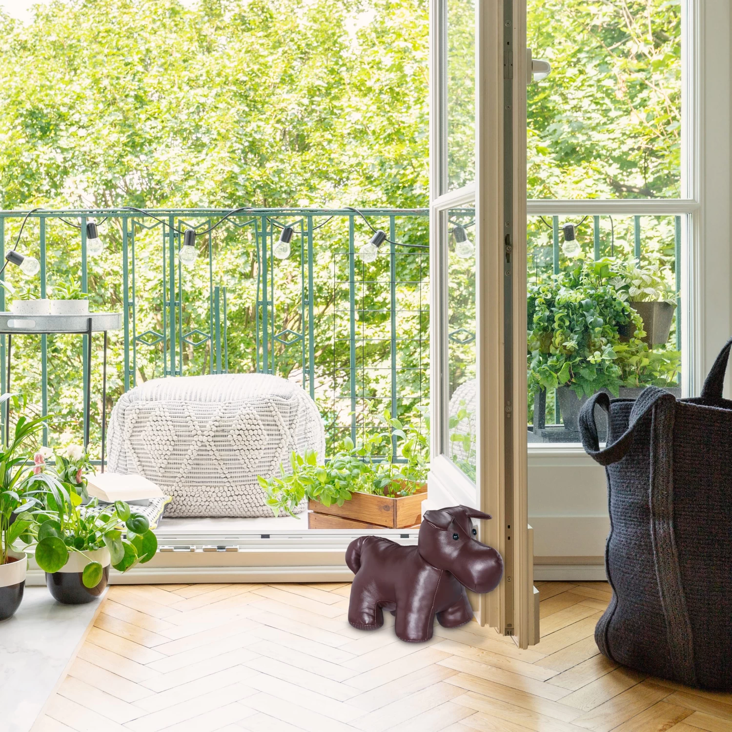 2x Türstopper "Hund" In Braun 2 2x Türstopper "Hund" In Braun – Bild 2