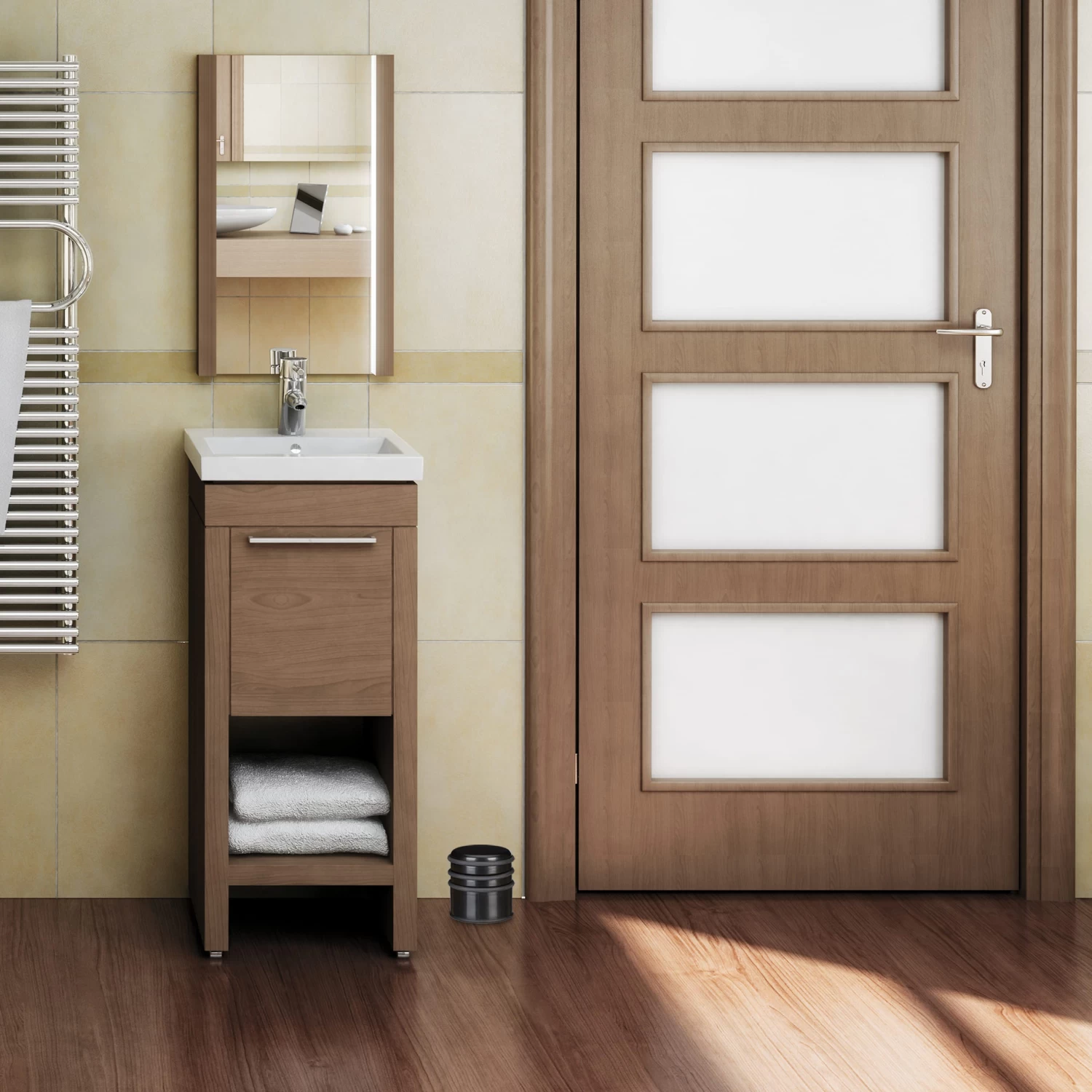 2x Türstopper In Weiß - Ø 7 Cm 5 2x Türstopper In Weiß - Ø 7 Cm – Bild 5