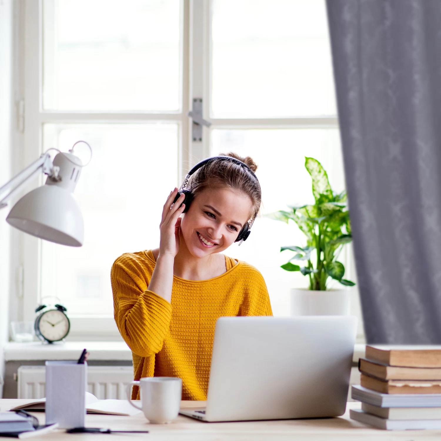 2x Vorhänge "Barock-Muster" In Grau - (B)135 X (H)245 Cm 3 2x Vorhänge "Barock-Muster" In Grau - (B)135 X (H)245 Cm – Bild 3