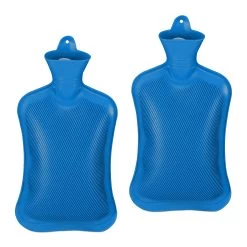2x Wärmflasche In Blau -Relaxdays relaxdays 2x warmflasche in blau 7