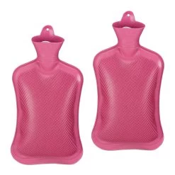 2x Wärmflasche In Pink -Relaxdays relaxdays 2x warmflasche in pink 7