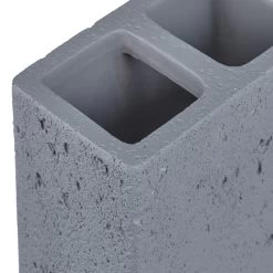 2x Zahnbürstenhalter In Grau 12 2x Zahnbürstenhalter In Grau -Relaxdays relaxdays 2x zahnburstenhalter in grau 5