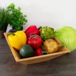 3-tlg. Dekoschalen Set In Natur -Relaxdays relaxdays 3 tlg dekoschalen set in natur 2