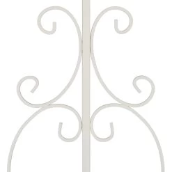 3-tlg. Gartentor In Weiß - (B)185 X (H)98,5 X (T)2,5 Cm -Relaxdays relaxdays 3 tlg gartentor in weiss b 185 x h 98 5 x t 2 5 cm 6