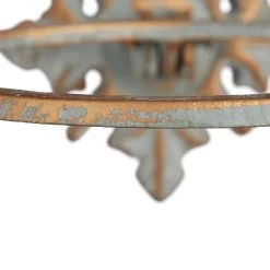 3 X Blumenhalter In Gold-Grau - Ø 13,5 Cm -Relaxdays relaxdays 3 x blumenhalter in gold grau o 13 5 cm 6