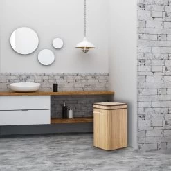 3 X Wäschekorb In Braun - (B)36 X (H)63 X (T)36 Cm 10 3 X Wäschekorb In Braun - (B)36 X (H)63 X (T)36 Cm -Relaxdays relaxdays 3 x waschekorb in braun b 36 x h 63 x t 36 cm 2