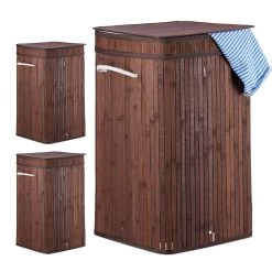3 X Wäschekorb In Braun - (B)36 X (H)63 X (T)36 Cm 15 3 X Wäschekorb In Braun - (B)36 X (H)63 X (T)36 Cm -Relaxdays relaxdays 3 x waschekorb in braun b 36 x h 63 x t 36 cm 7