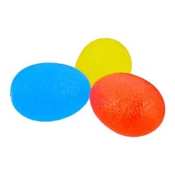3er-Set: Griffbälle In Rot/Gelb/Blau -Relaxdays relaxdays 3er set griffballe in rot gelb blau 6