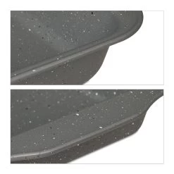 3tlg. Auflaufform Set In Grau -Relaxdays relaxdays 3tlg auflaufform set in grau 6