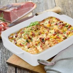 3tlg. Auflaufform Set In Weiß -Relaxdays relaxdays 3tlg auflaufform set in weiss 4